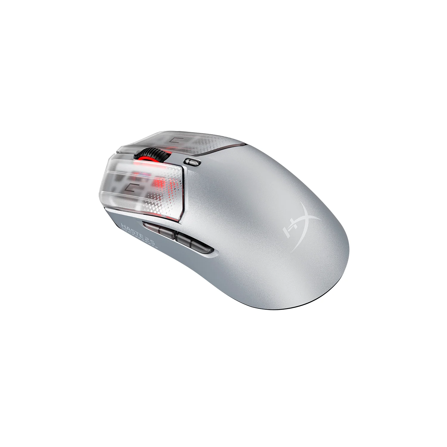 HyperX Pulsefire Haste 2 S Lightweight Wireless Optical Gaming Mouse with RGB Lighting - Silver HyperX Pulsefire Haste 2 S Lightweight Wireless Optical Gaming Mouse with RGB Lighting - Silver